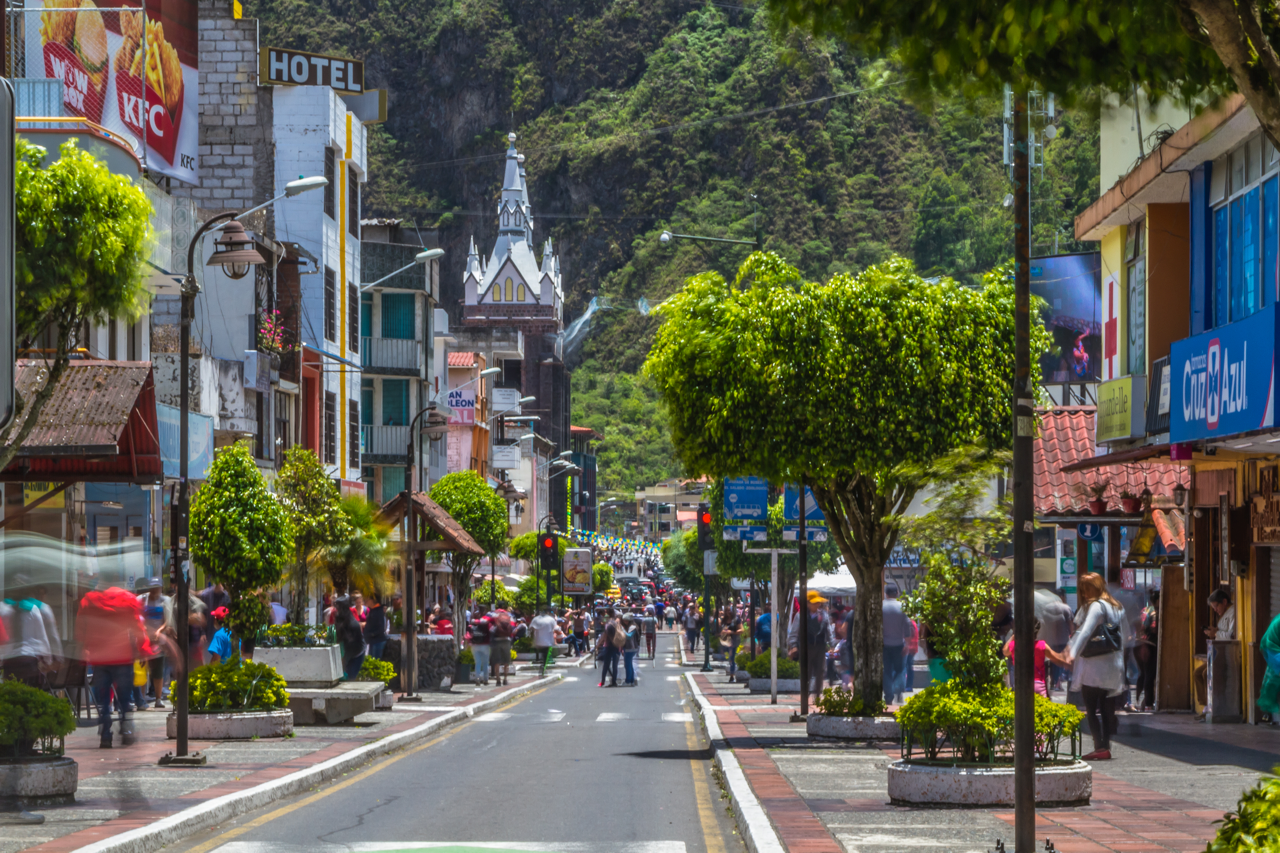 Centro histórico de Baños de Agua Santa
