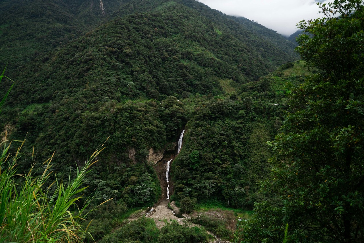 Cascada en Baños de Agua Santa, Ecuador