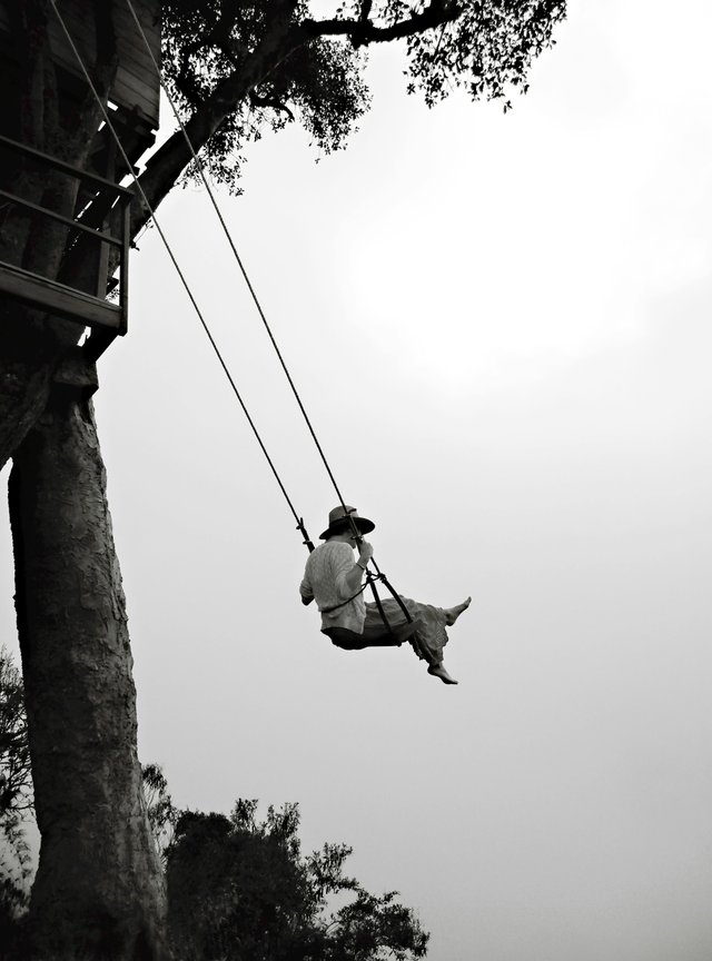 Aventura en las nubes: columpio en Baños de Agua Santa