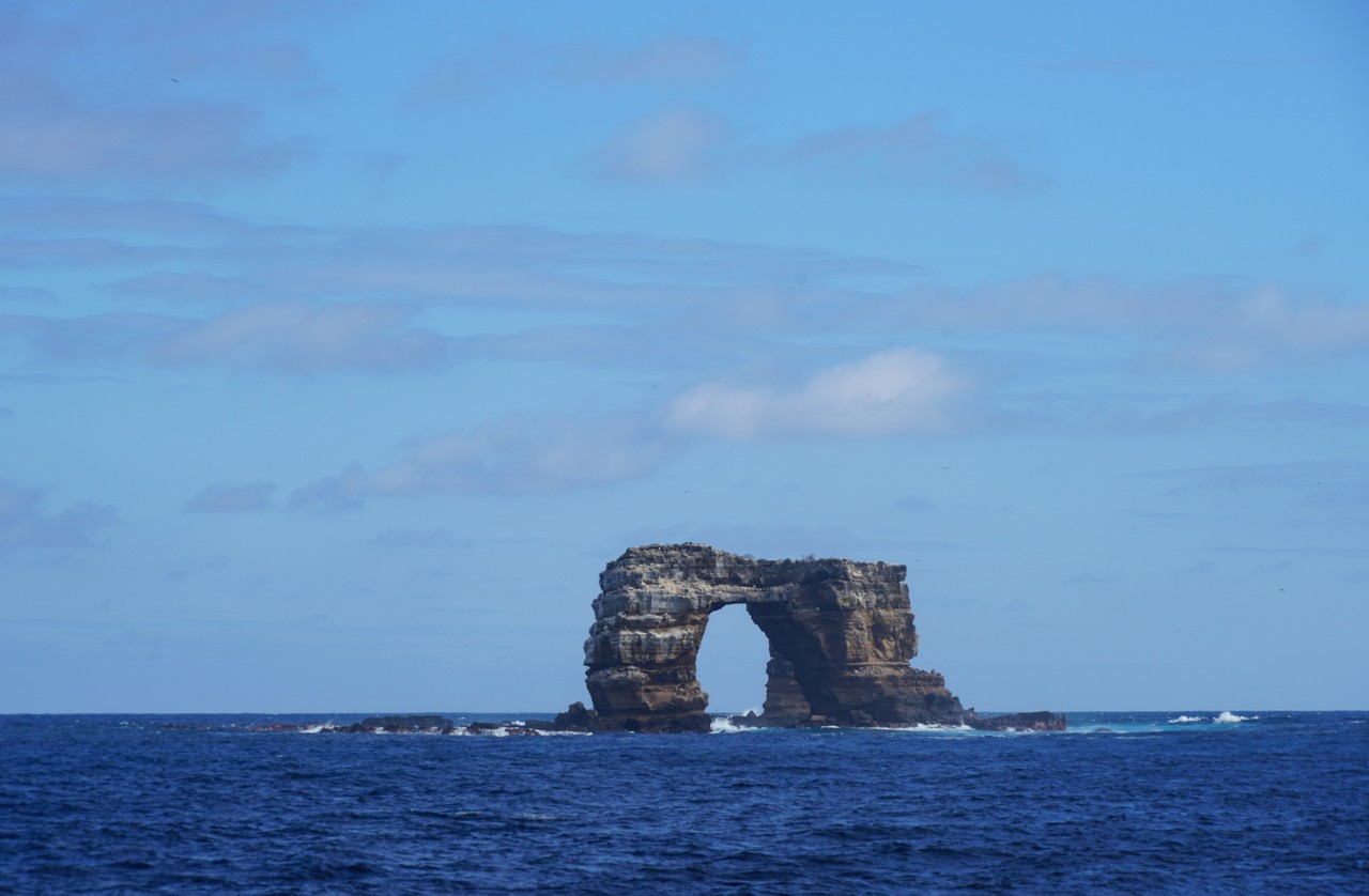Formación rocosa característica de las Islas Galápagos