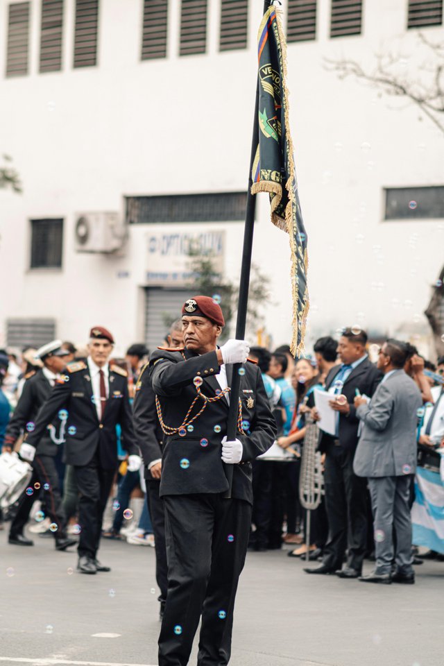 Ceremonia de conmemoración a veteranos de guerra en Ecuador
