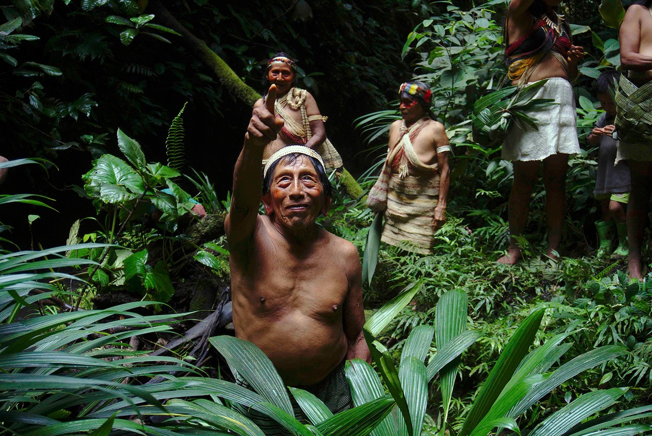 Comunidad indígena en la Amazonía ecuatoriana