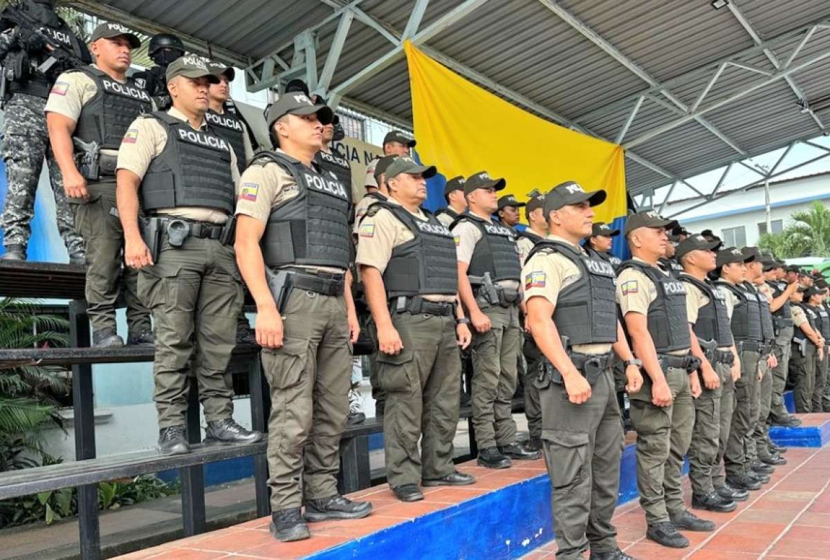 Despliegue de Policía Nacional en operativo de seguridad