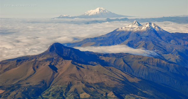 Volcanes nevados de la Sierra ecuatoriana